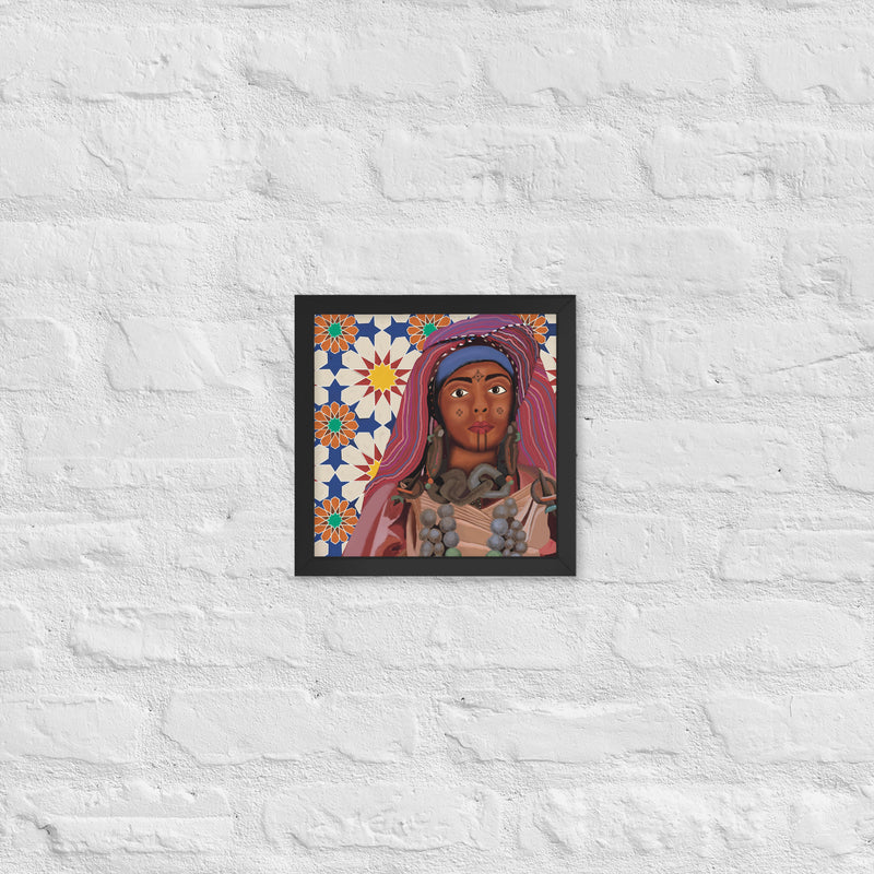 Amazigh women 2 Framed poster