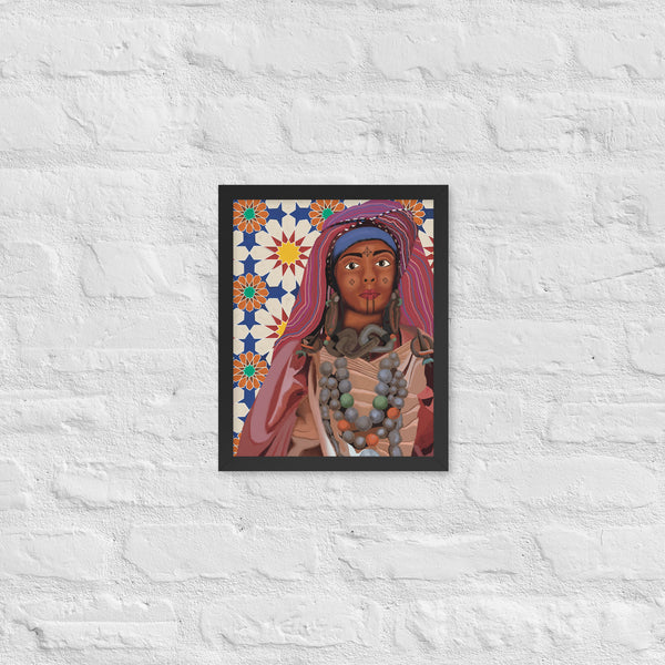 Amazigh women 2 Framed poster