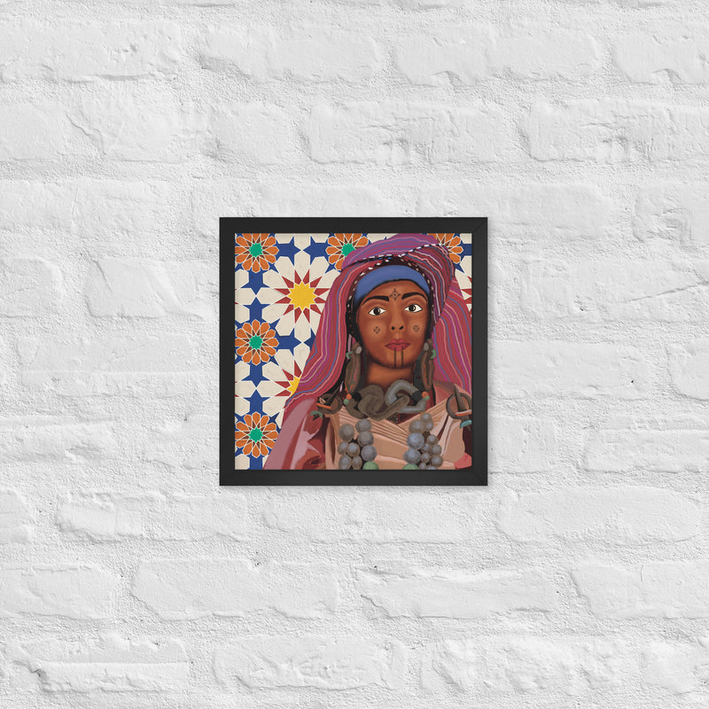 Amazigh women 2 Framed poster