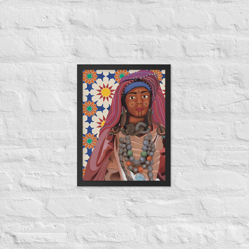 Amazigh women 2 Framed poster