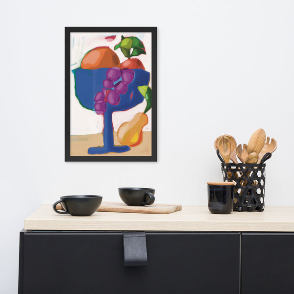 Fruit basket Framed poster