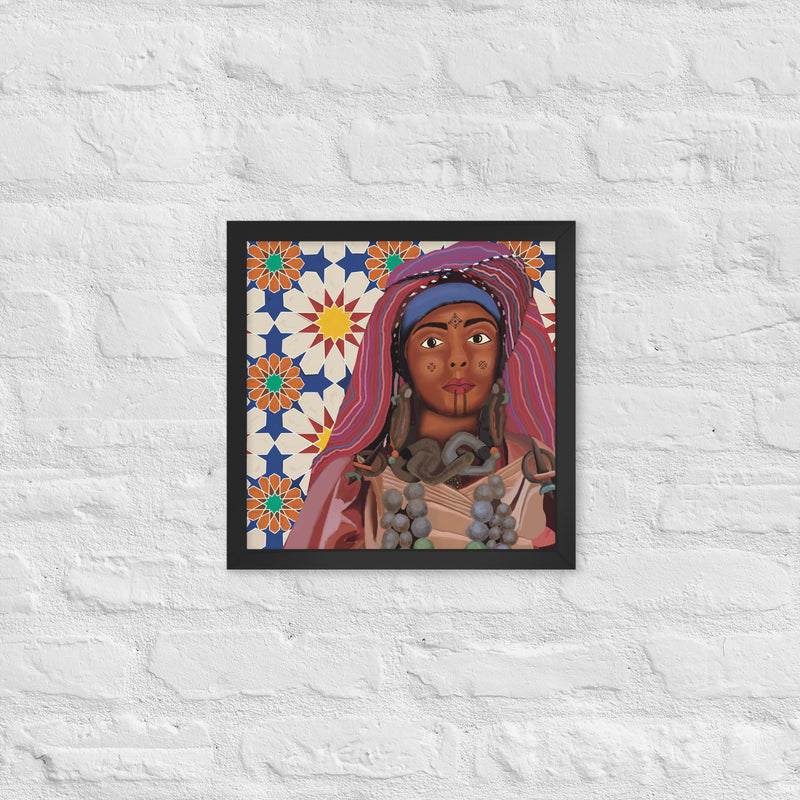 Amazigh women 2 Framed poster