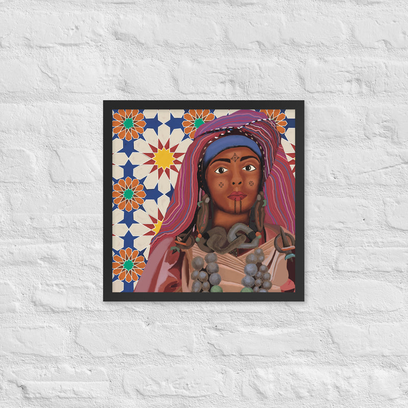 Amazigh women 2 Framed poster