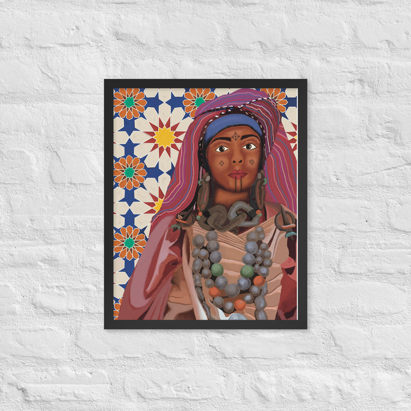 Amazigh women 2 Framed poster