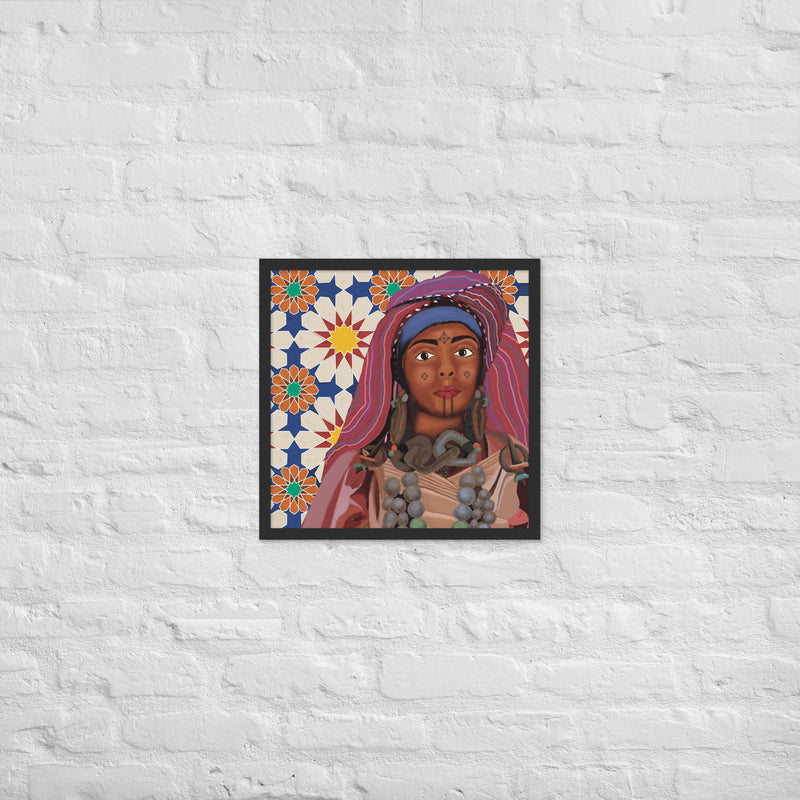 Amazigh women 2 Framed poster