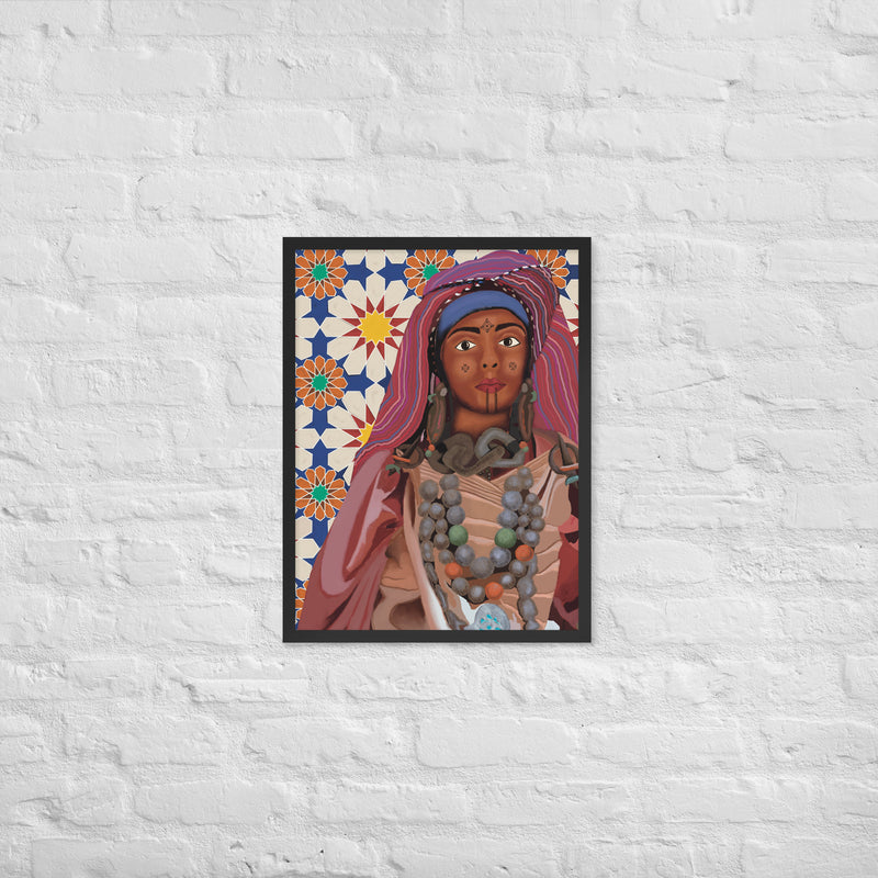 Amazigh women 2 Framed poster