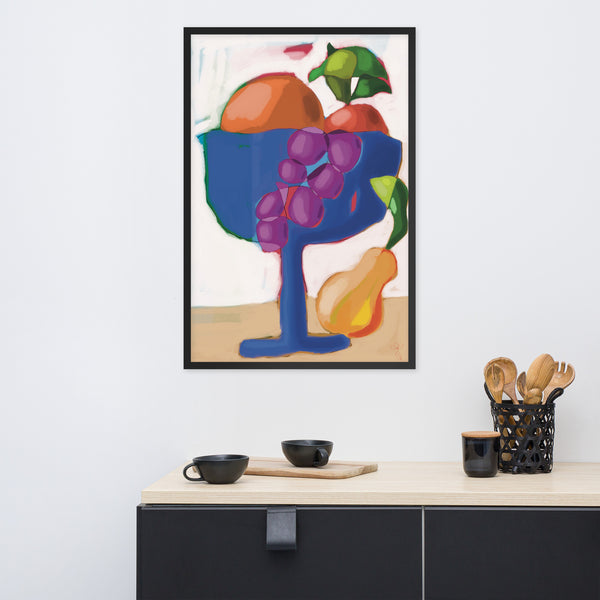 Fruit basket Framed poster
