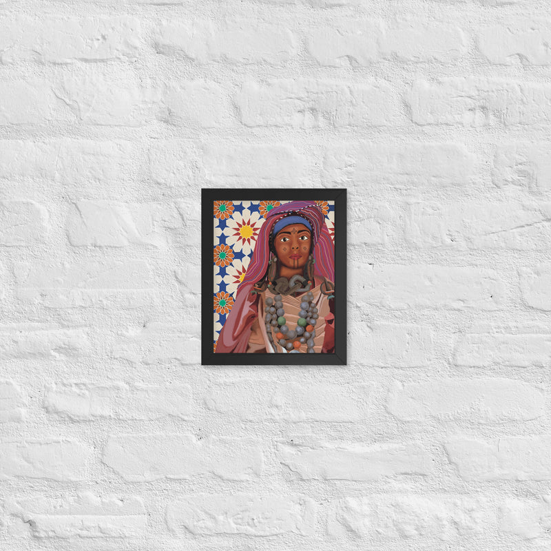 Amazigh women 2 Framed poster