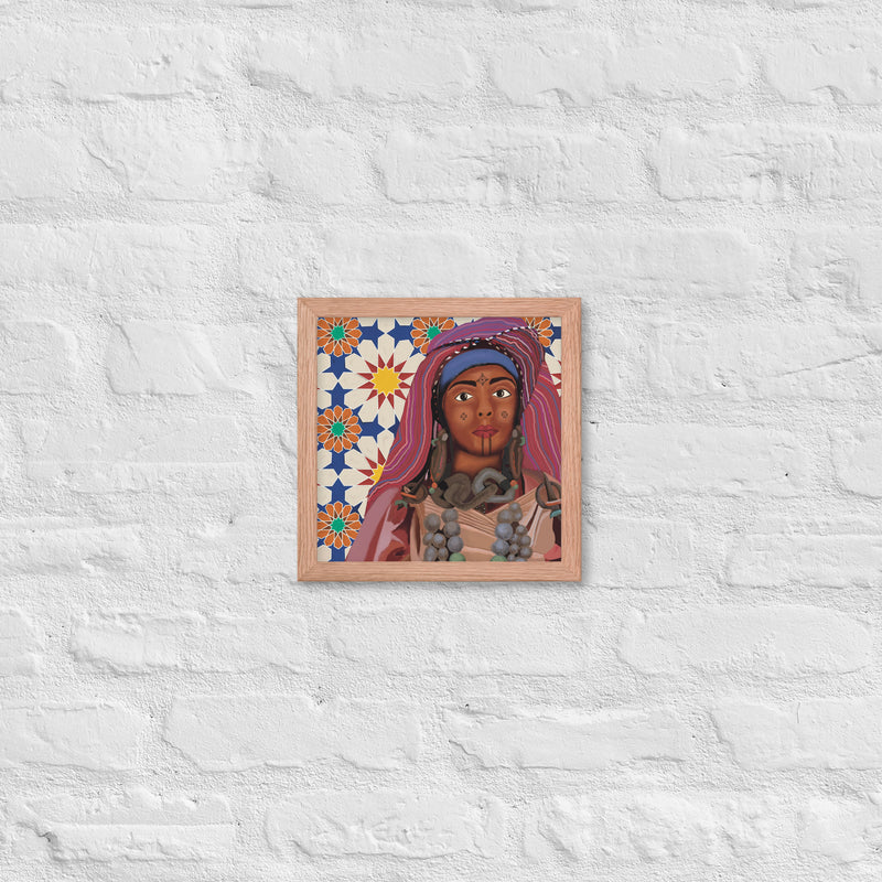 Amazigh women 2 Framed poster