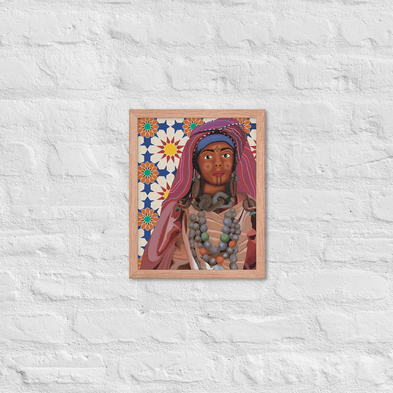 Amazigh women 2 Framed poster