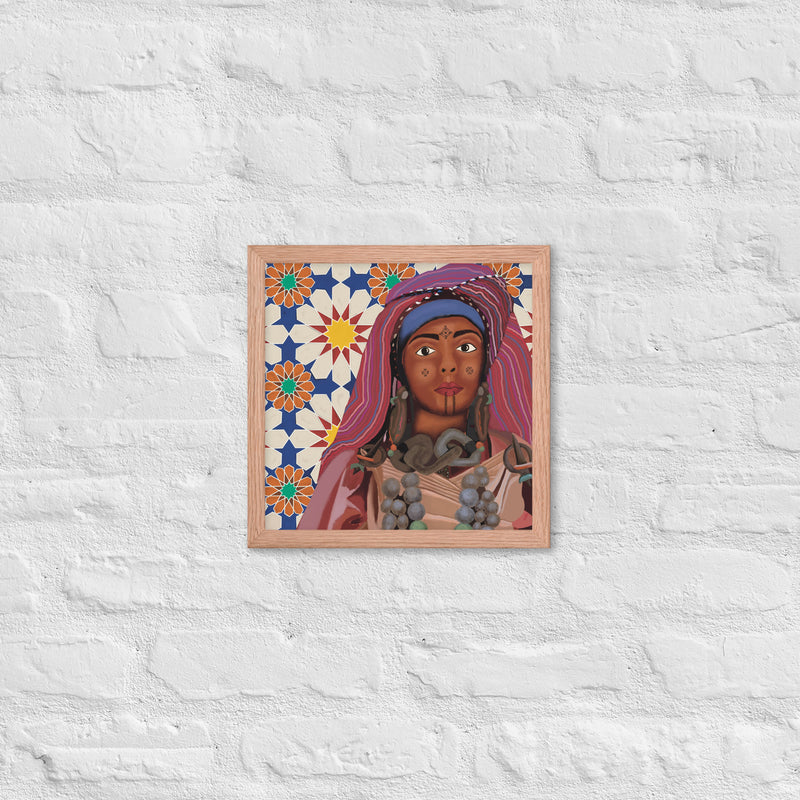 Amazigh women 2 Framed poster