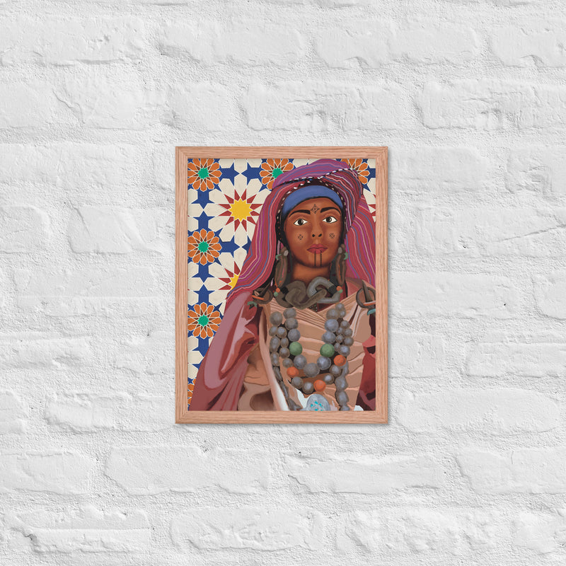 Amazigh women 2 Framed poster