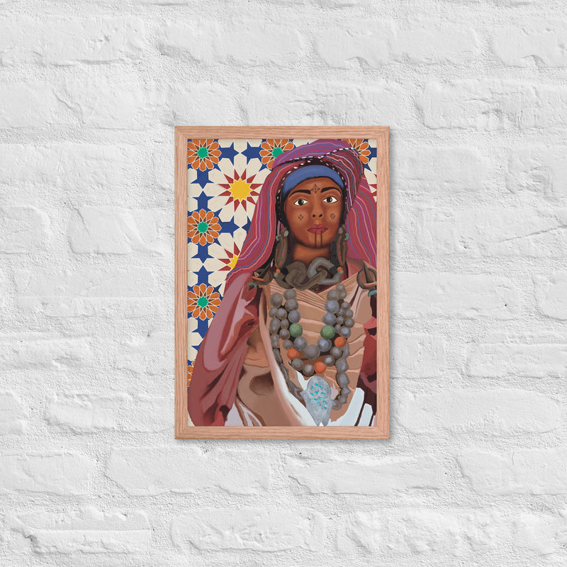 Amazigh women 2 Framed poster