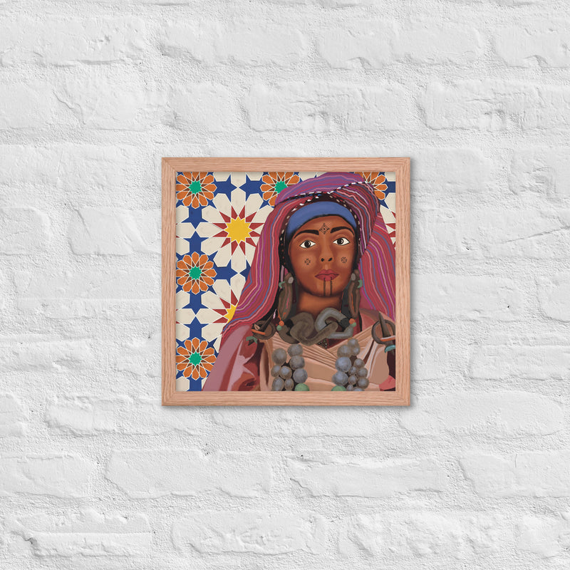 Amazigh women 2 Framed poster