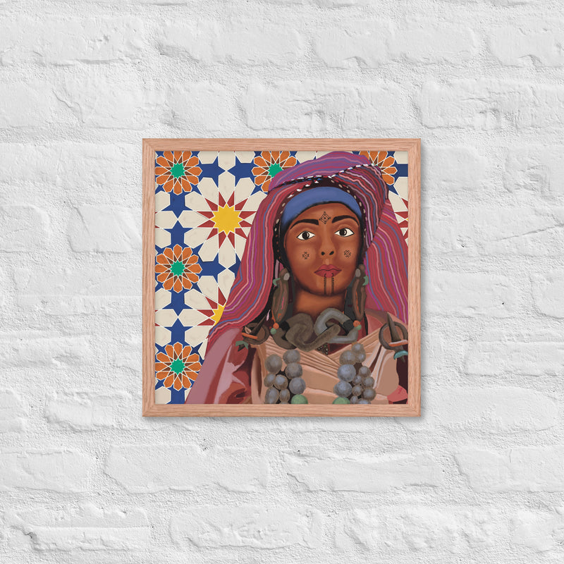 Amazigh women 2 Framed poster