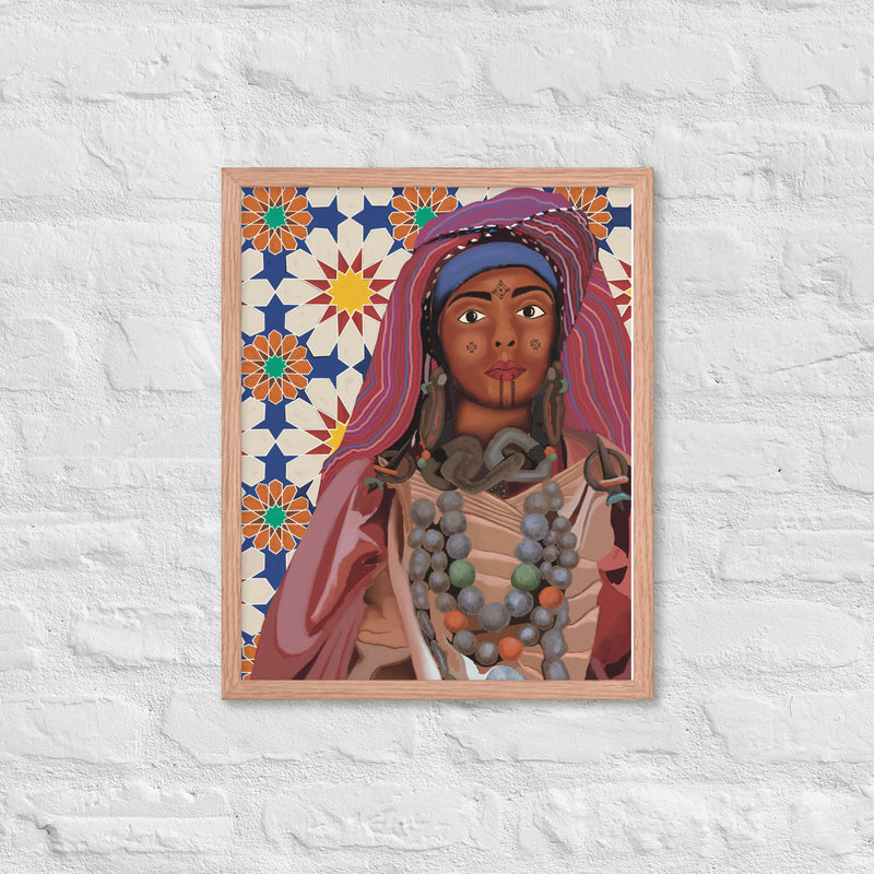 Amazigh women 2 Framed poster