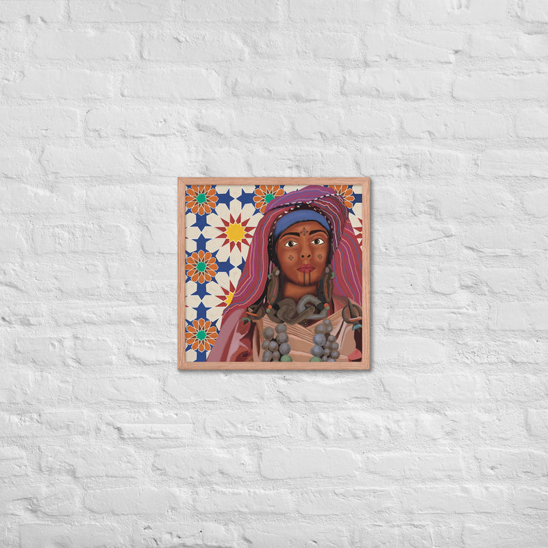 Amazigh women 2 Framed poster