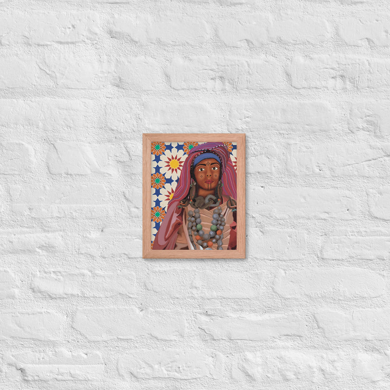 Amazigh women 2 Framed poster