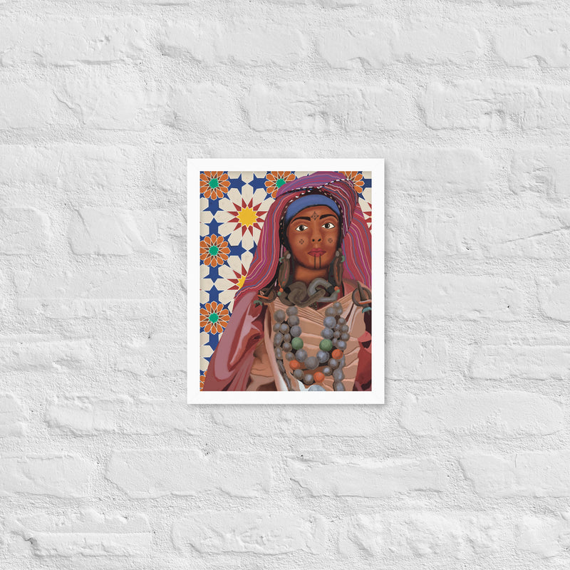 Amazigh women 2 Framed poster