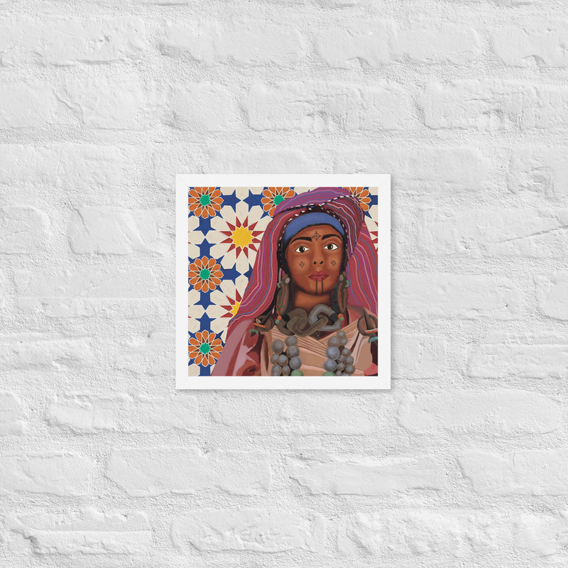 Amazigh women 2 Framed poster