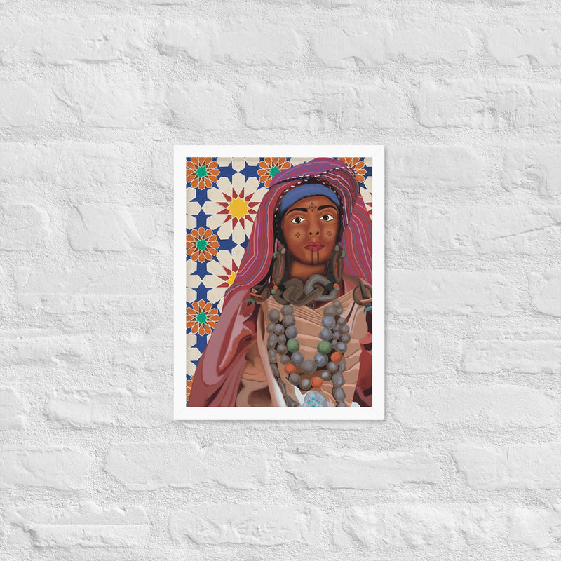 Amazigh women 2 Framed poster