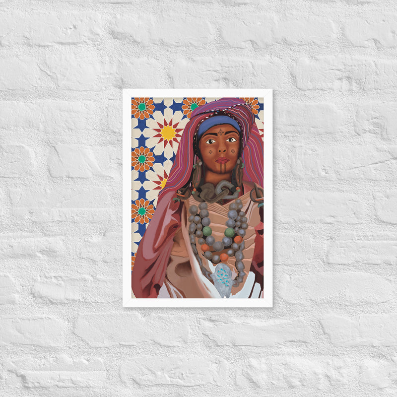 Amazigh women 2 Framed poster