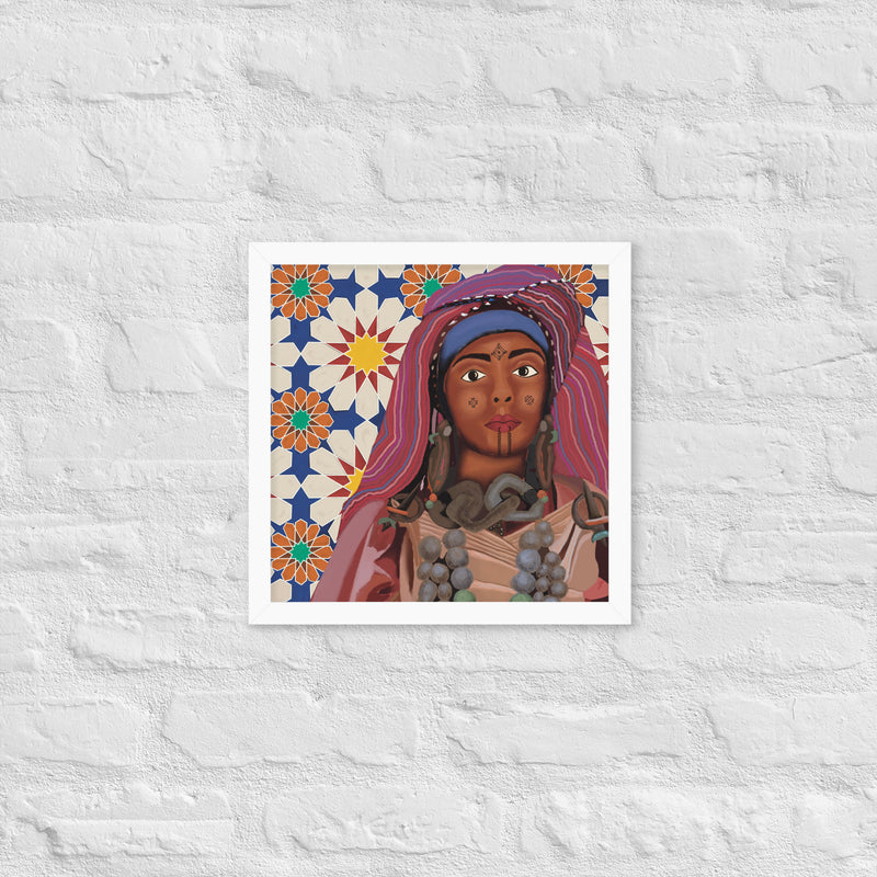 Amazigh women 2 Framed poster