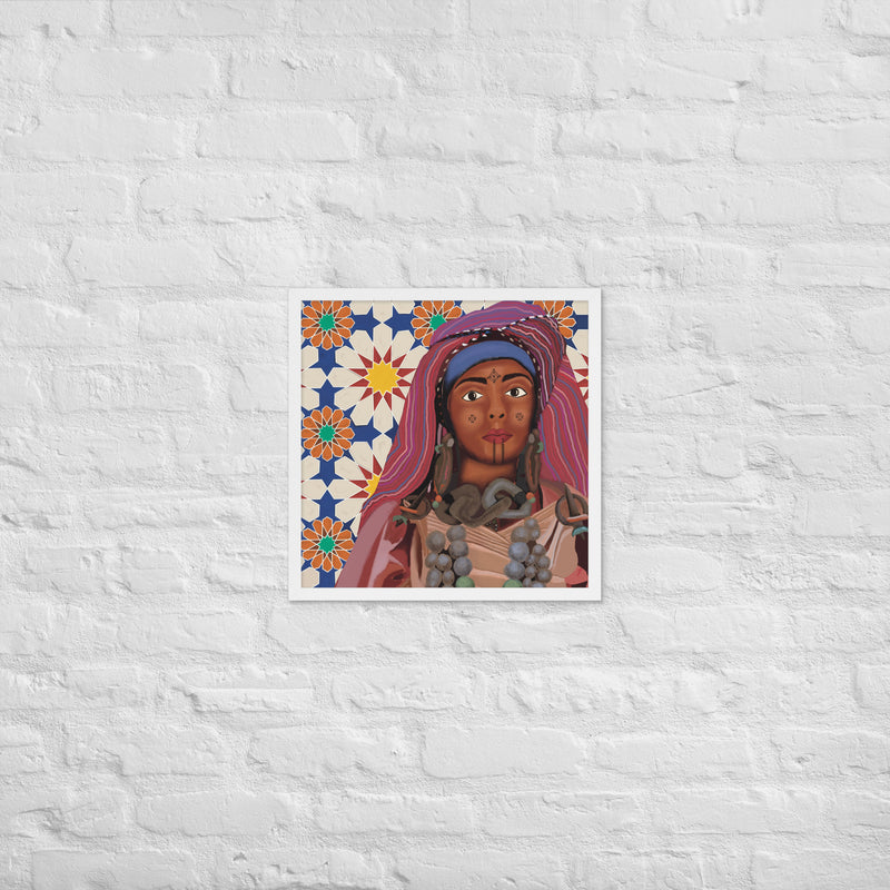 Amazigh women 2 Framed poster