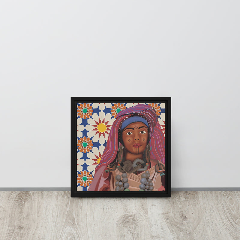 Amazigh women 2 Framed canvas