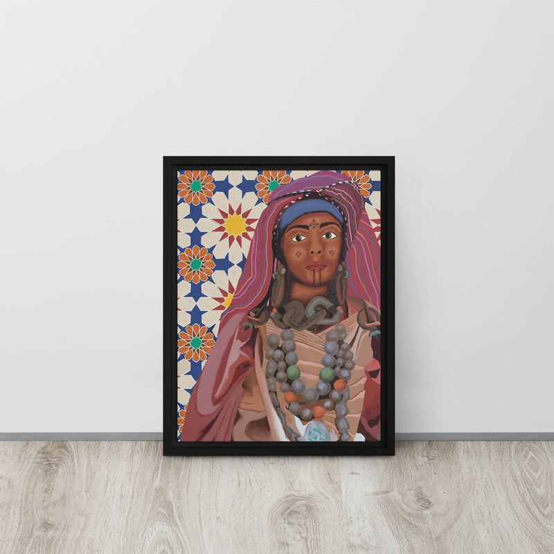 Amazigh women 2 Framed canvas