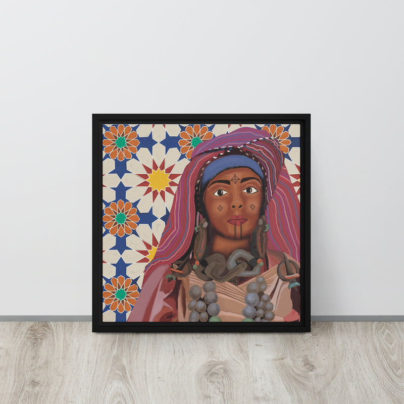 Amazigh women 2 Framed canvas