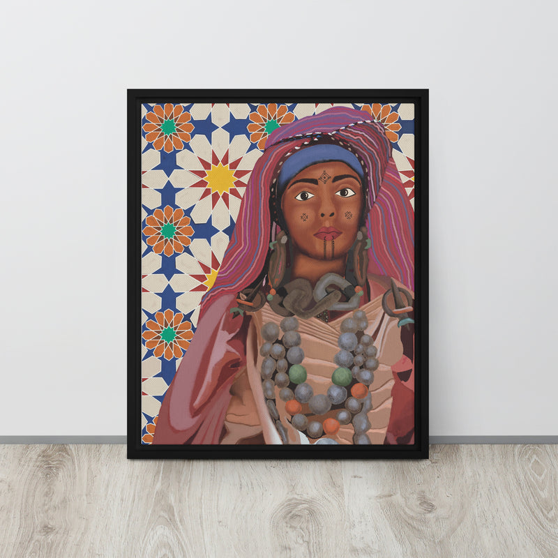 Amazigh women 2 Framed canvas