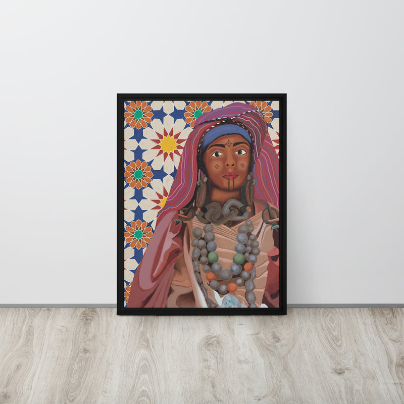 Amazigh women 2 Framed canvas