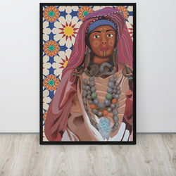 Amazigh women 2 Framed canvas