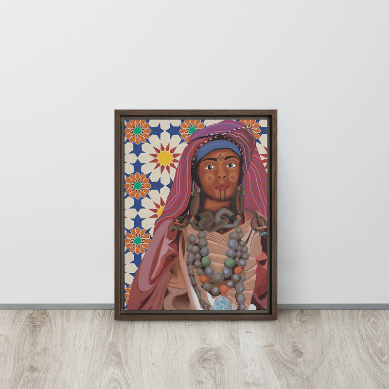 Amazigh women 2 Framed canvas