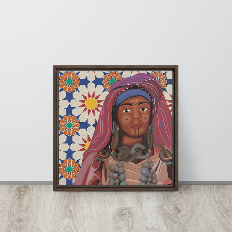 Amazigh women 2 Framed canvas