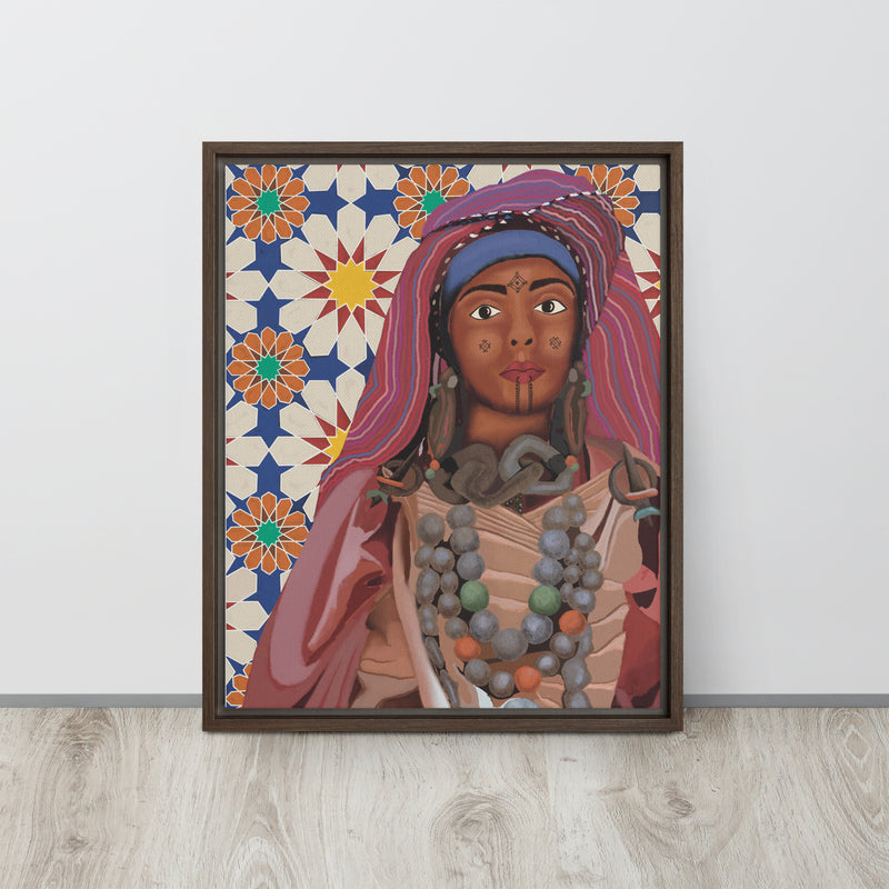 Amazigh women 2 Framed canvas