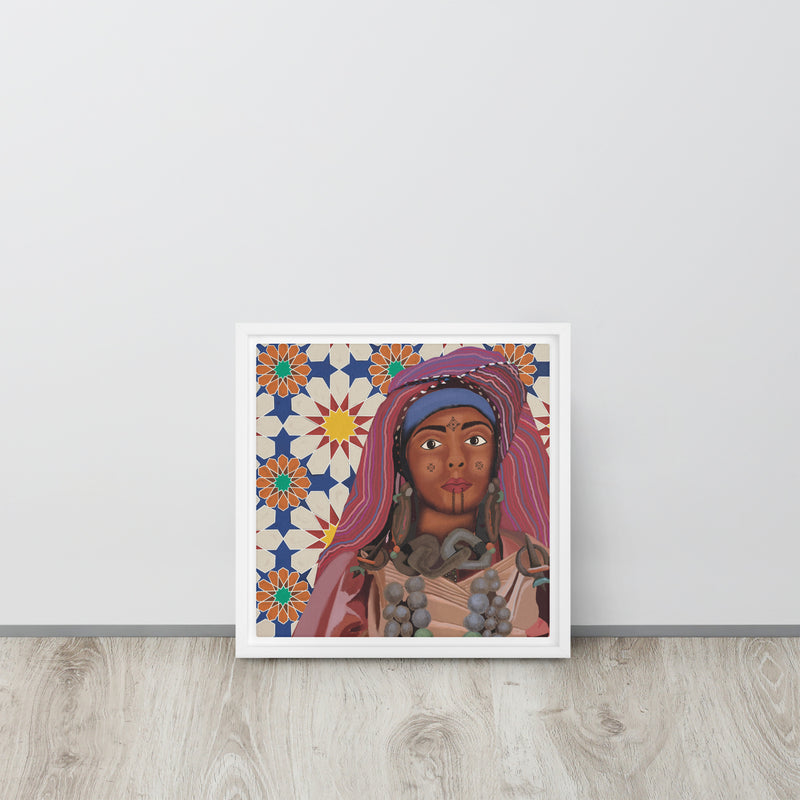 Amazigh women 2 Framed canvas