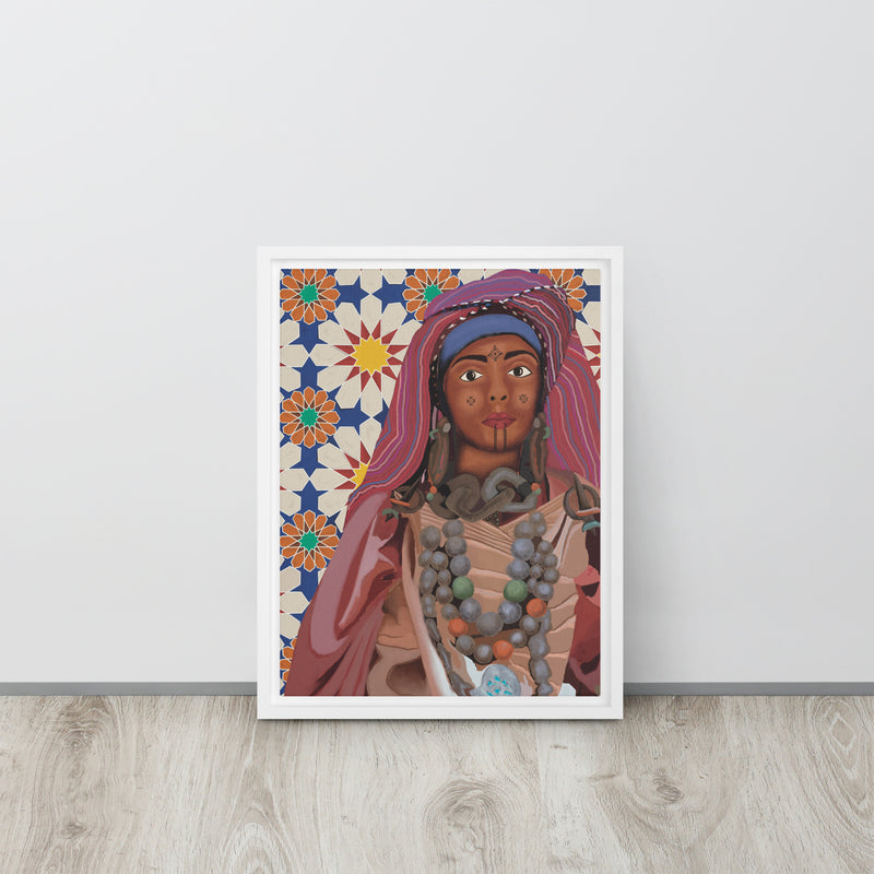 Amazigh women 2 Framed canvas