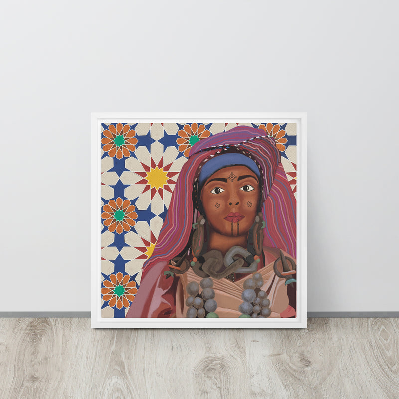 Amazigh women 2 Framed canvas