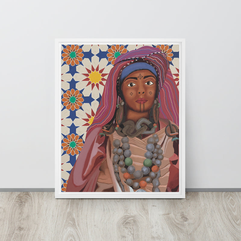 Amazigh women 2 Framed canvas