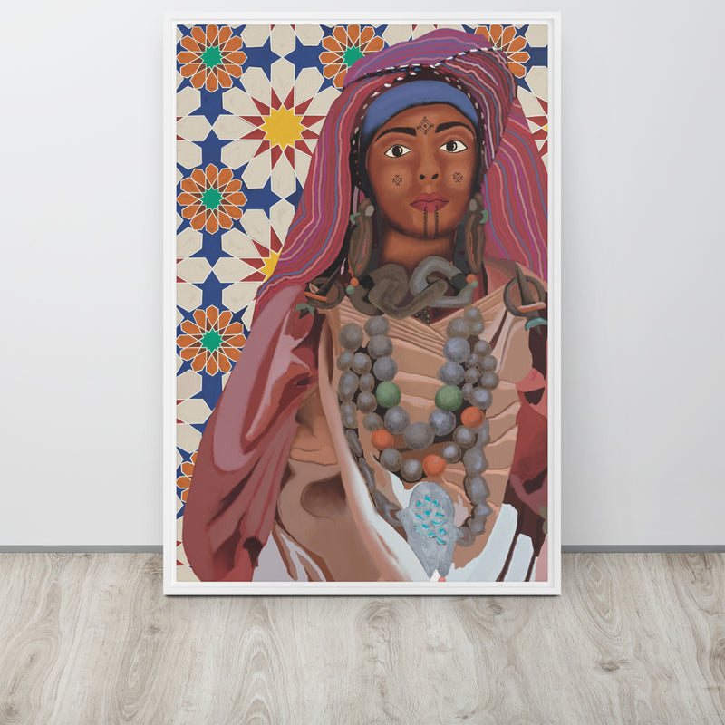 Amazigh women 2 Framed canvas