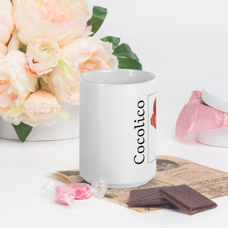 Cocolico White glossy mug